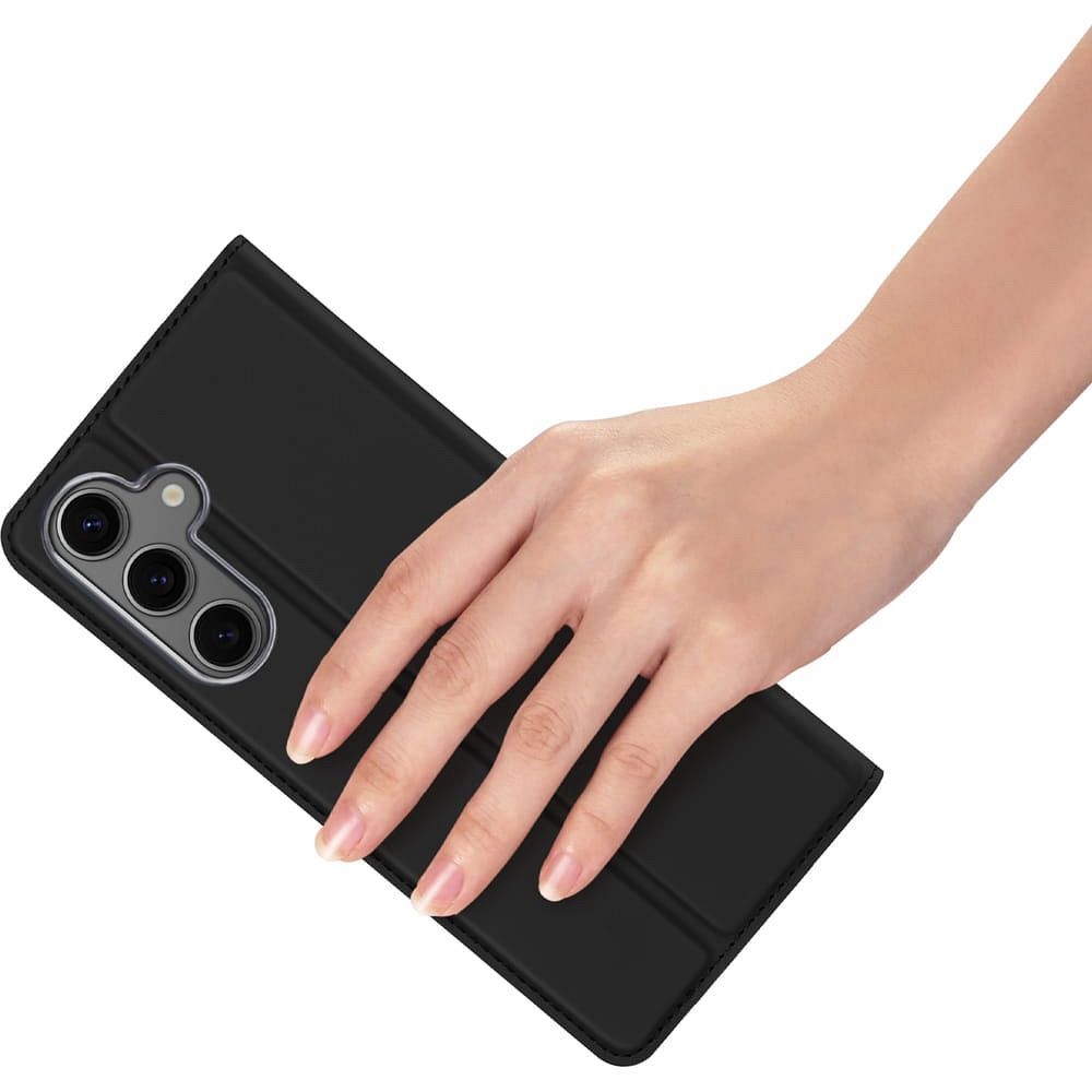 DUX DUCIS wallet case SKIN PRO for SAMSUNG S25 black