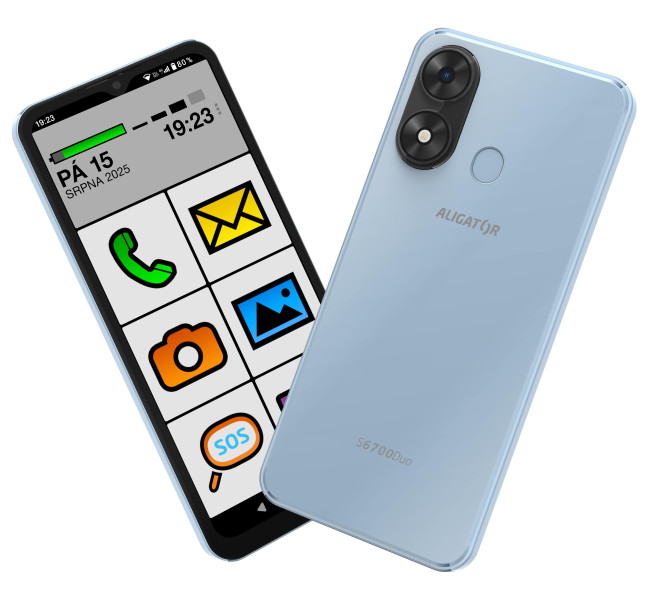 Aligator S6700 Senior 4GB/128GB modrá