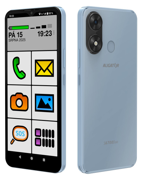 Aligator S6700 Senior 4GB/128GB modrá