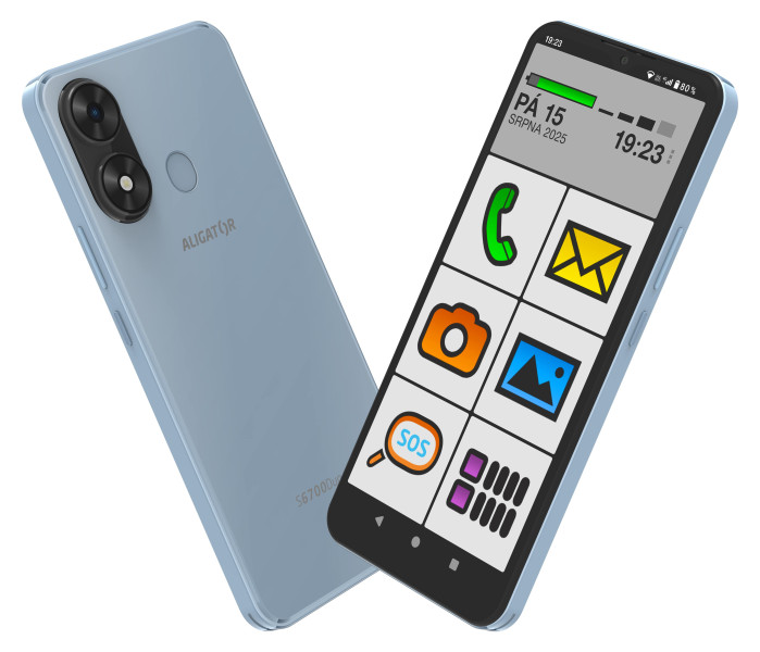 Aligator S6700 Senior 4GB/128GB modrá