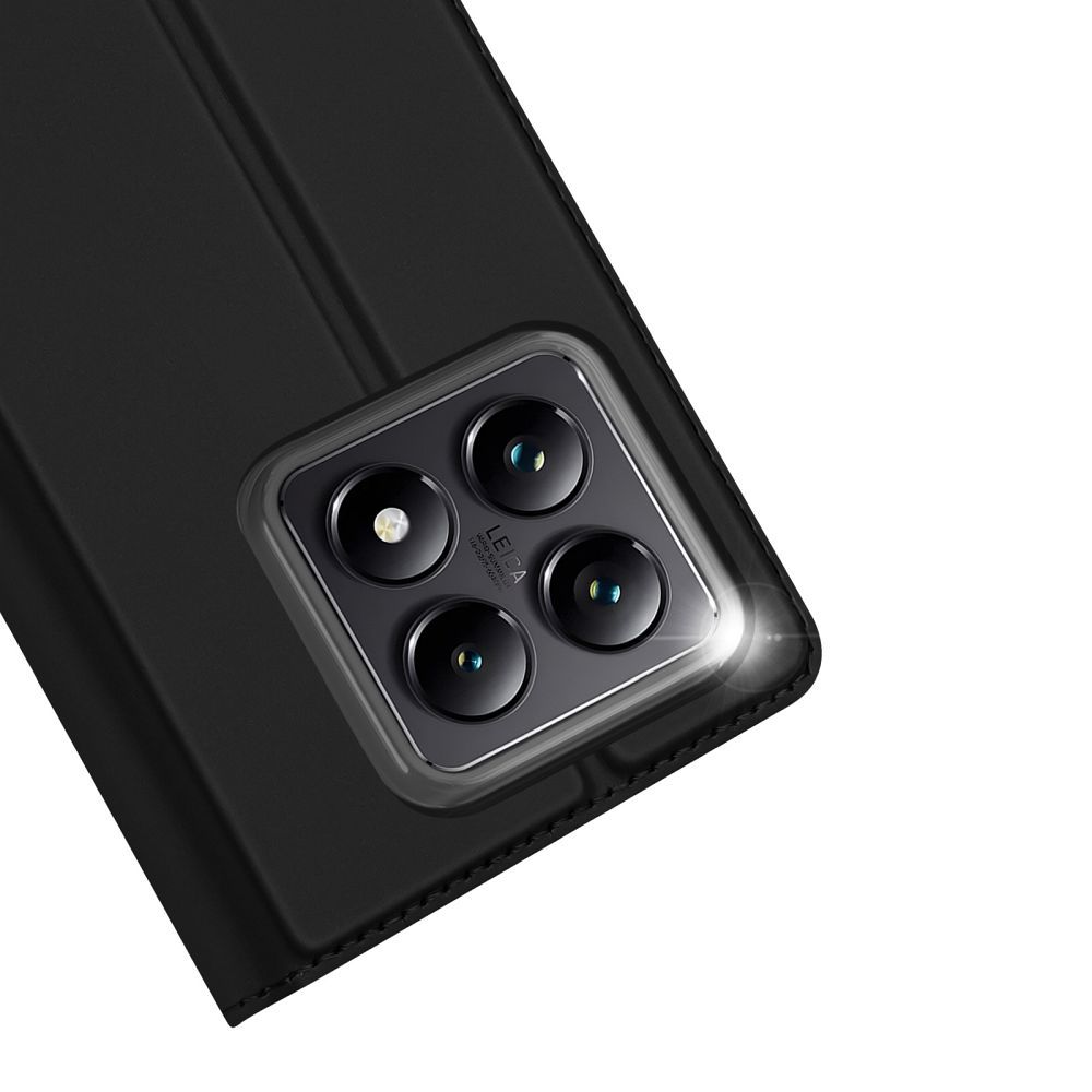 DUX DUCIS wallet case SKIN PRO for XIAOMI 14T black