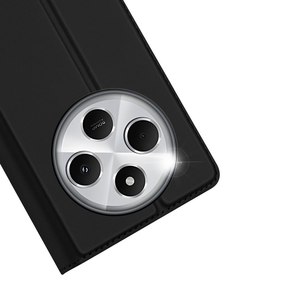 DUX DUCIS wallet case SKIN PRO for REDMI 14C black