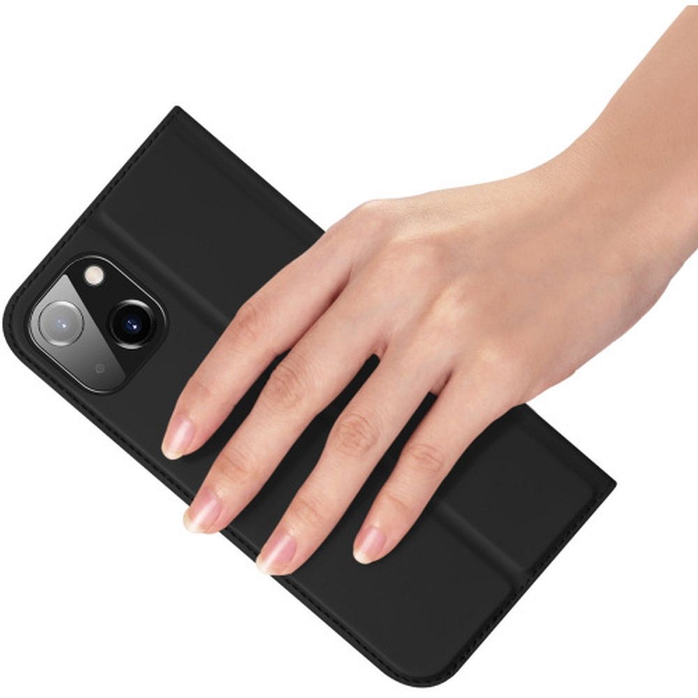 DUX DUCIS wallet case SKIN PRO for IPHONE 15 Plus black