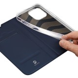 DUX DUCIS wallet case SKIN PRO for IPHONE 14 Pro blue