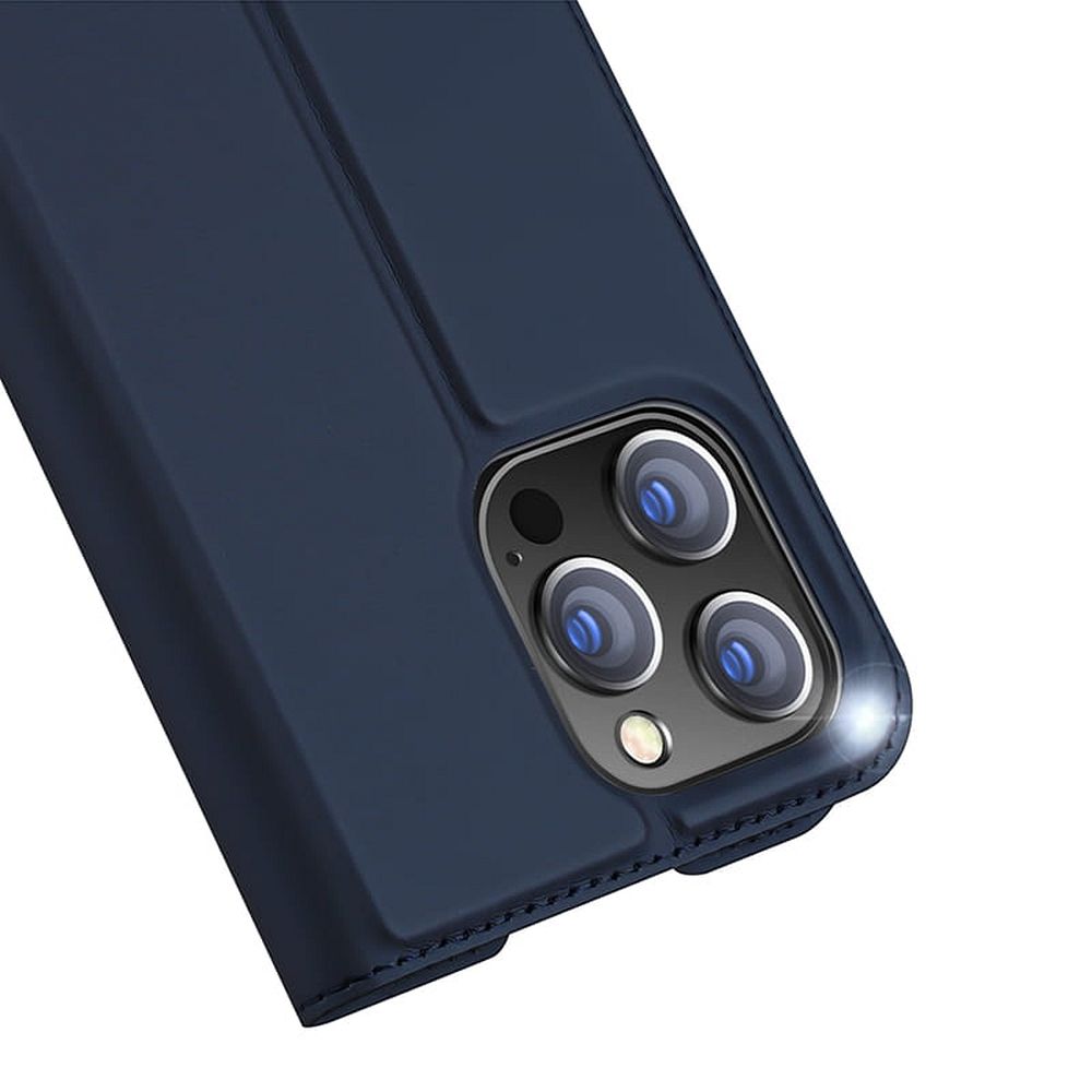 DUX DUCIS wallet case SKIN PRO for IPHONE 14 Pro blue
