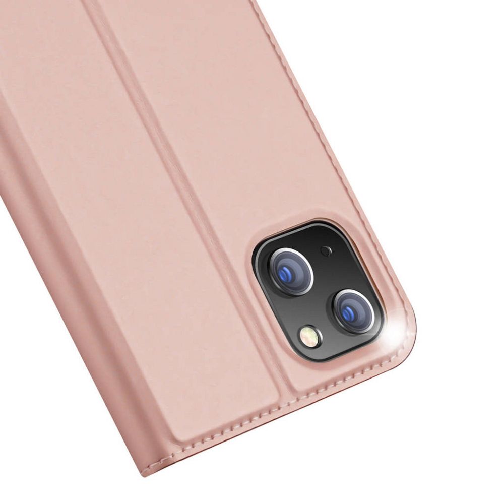 DUX DUCIS wallet case SKIN PRO for IPHONE 14 Plus rose