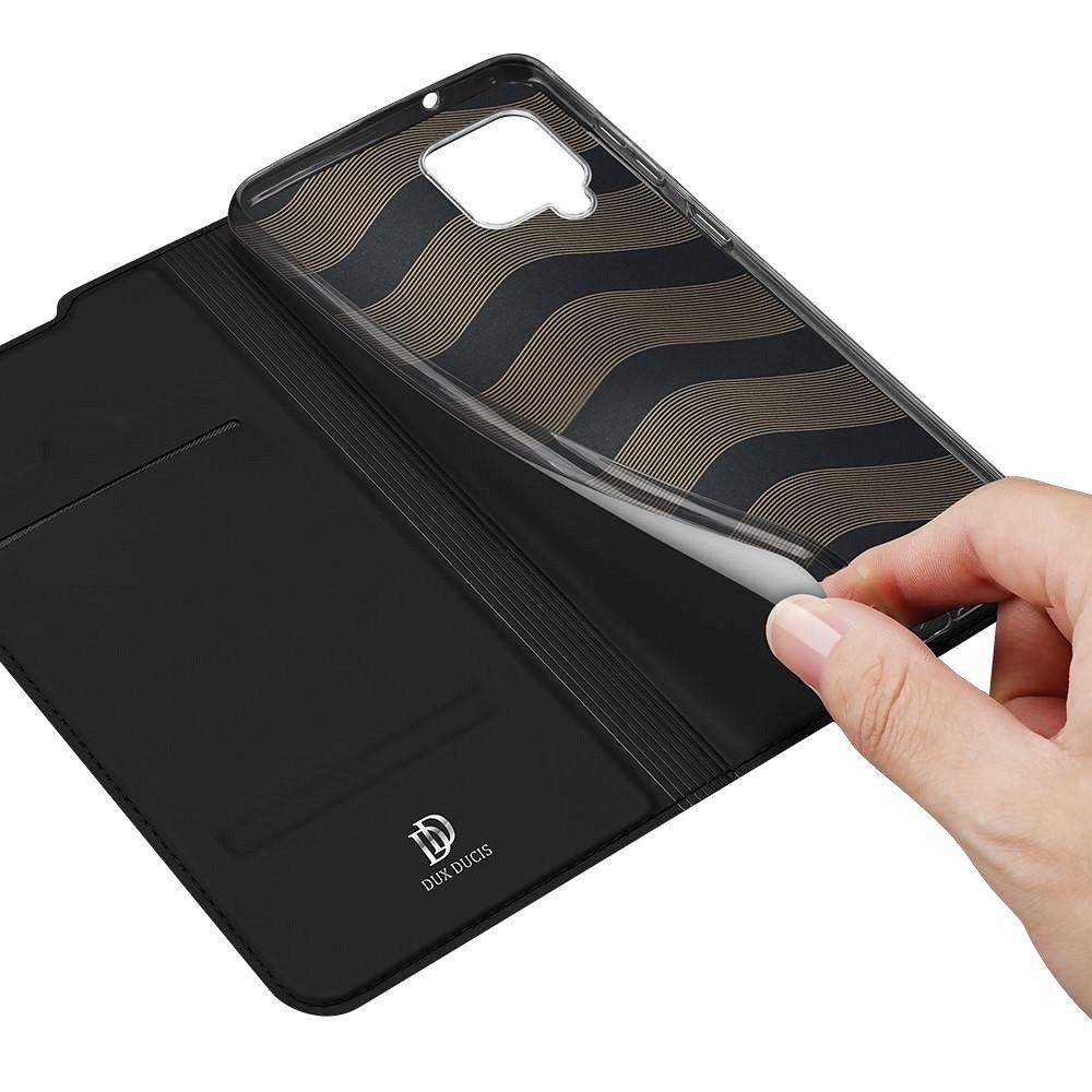 DUX DUCIS wallet case SKIN PRO for SAMSUNG A55 black