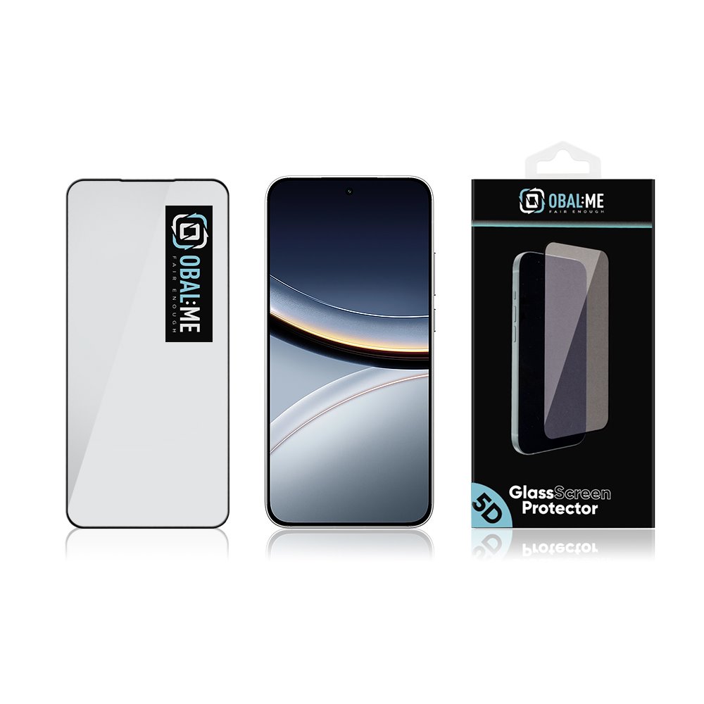 OBAL:ME 5D Tvrzené Sklo pro Xiaomi Poco F7 Black 