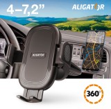 Aligator Multi HA20 Držák do auta s nastavitelnou fixací do ventilační mřížky, univerzální