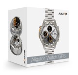 Aligator Watch GPS stříbrná