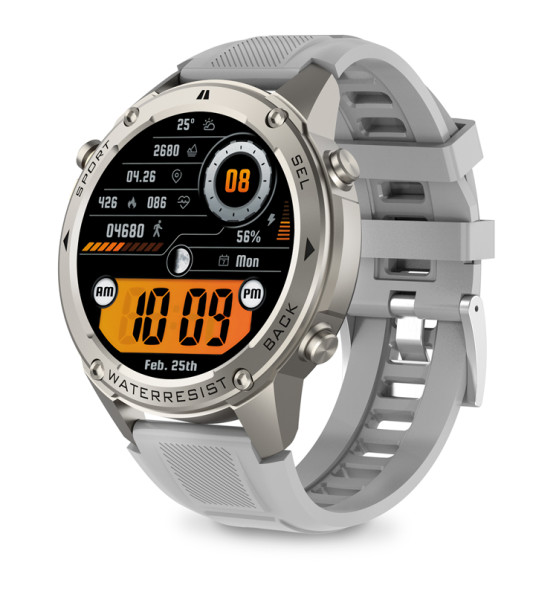 Aligator Watch GPS stříbrná