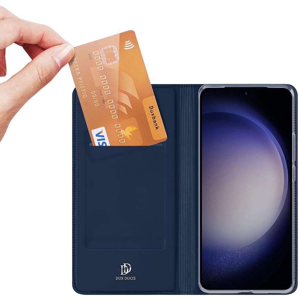 DUX DUCIS wallet case SKIN PRO for SAMSUNG S24 Plus blue