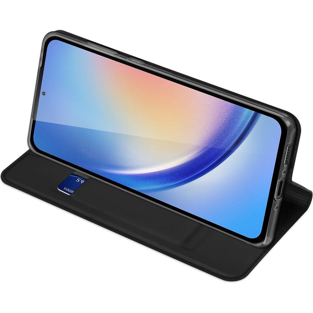 DUX DUCIS wallet case SKIN PRO for SAMSUNG A35 black