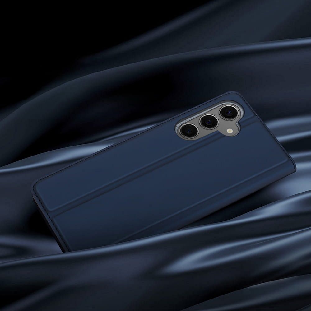 DUX DUCIS wallet case SKIN PRO for SAMSUNG S24 FE blue