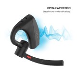 Bluetooth headset FIXED Talk Pro s ENC a otevřenou konstrukcí, černý