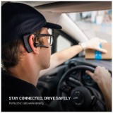 Bluetooth headset FIXED Talk Pro s ENC a otevřenou konstrukcí, černý