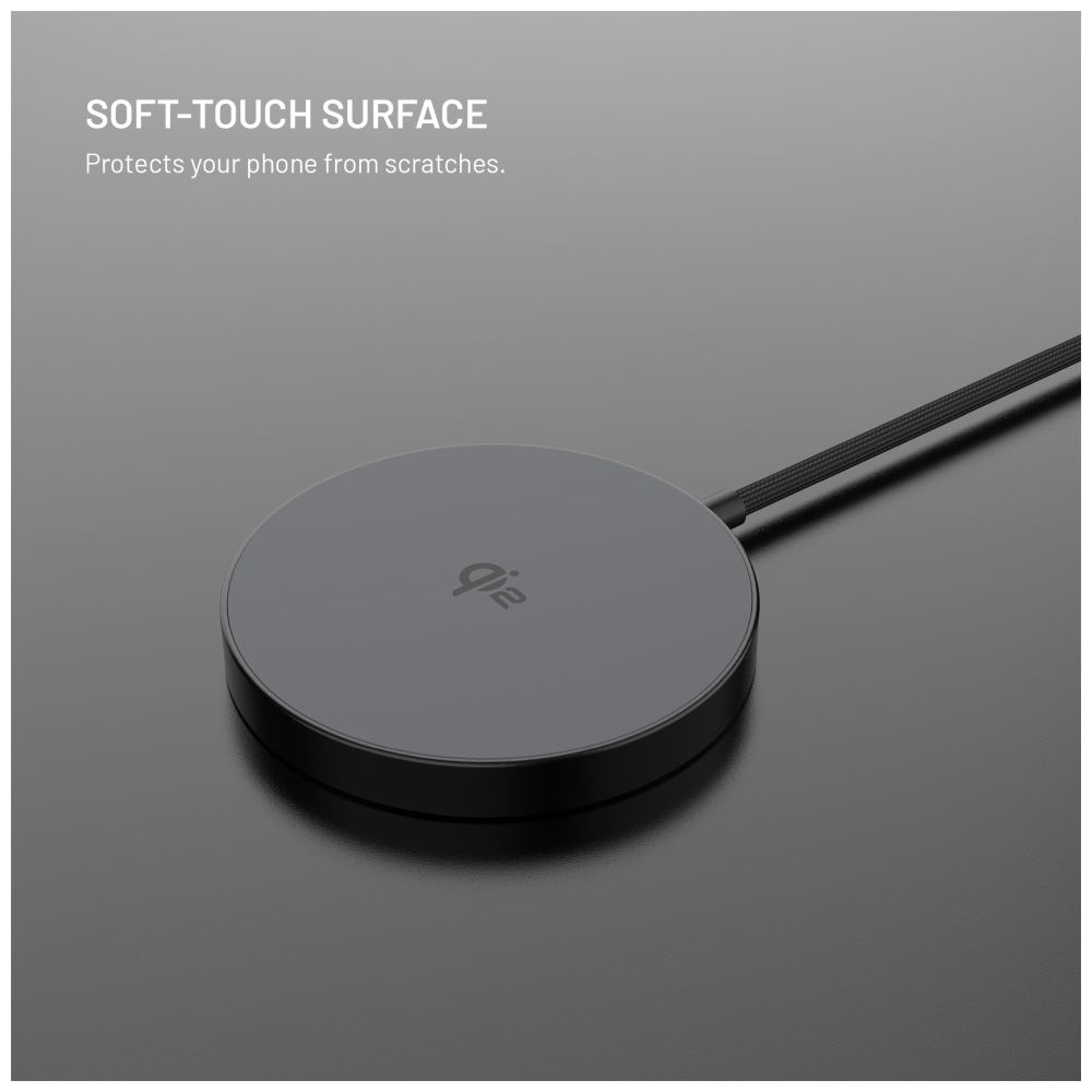 Bezdrátová nabíječka FIXED MagPad Slim s Qi2, podporou MagSafe, 15W, černá