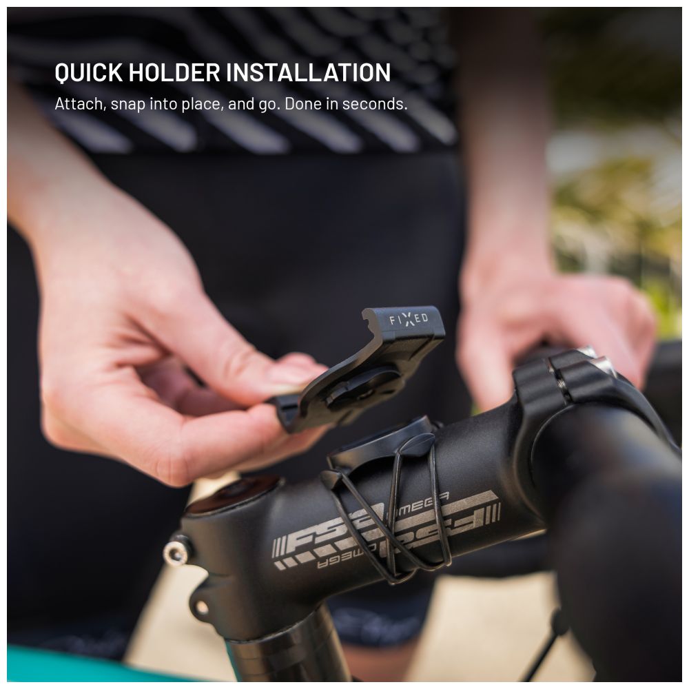 Držák chytrých hodinek na kolo FIXED Dock for Garmin 26mm, černý