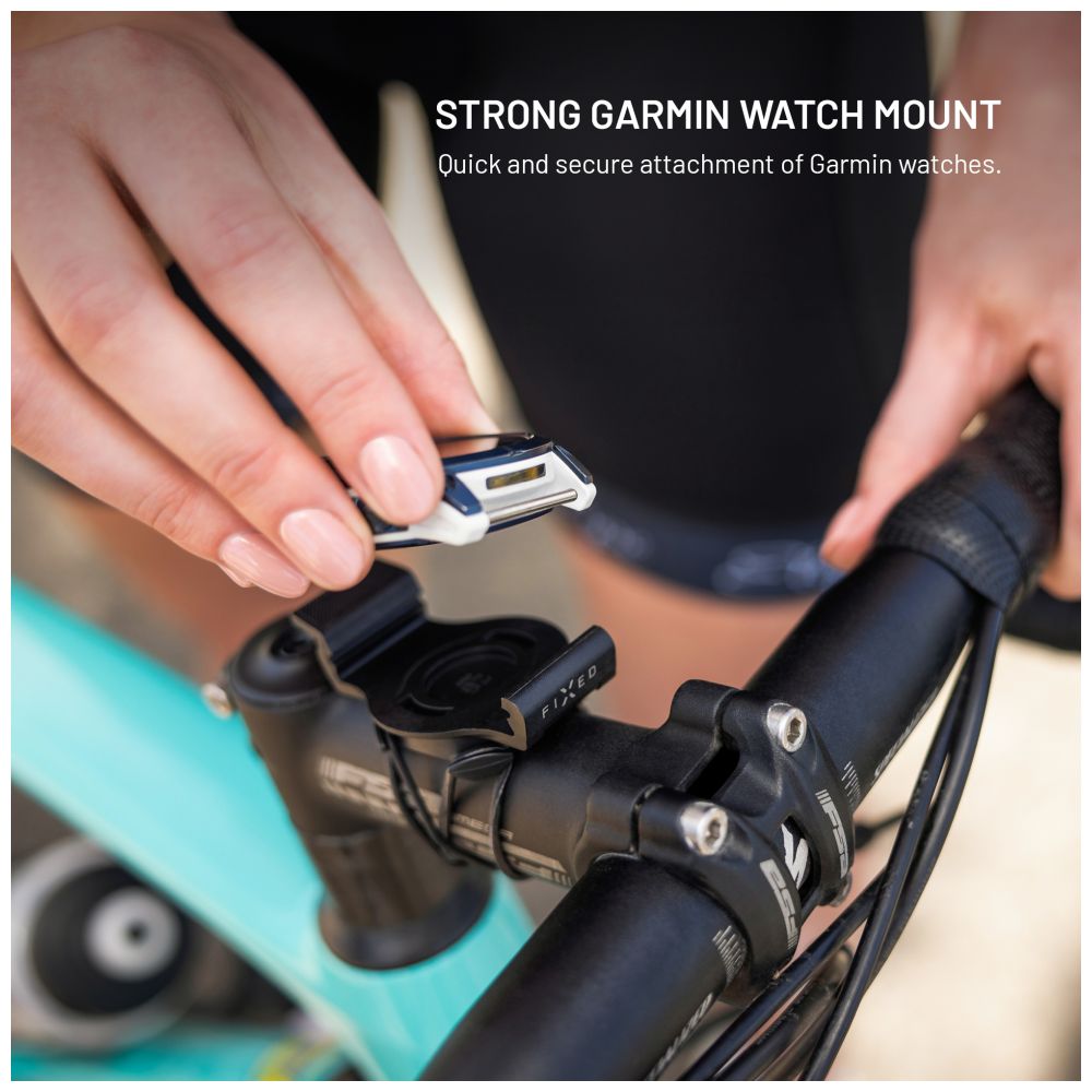 Držák chytrých hodinek na kolo FIXED Dock for Garmin 26mm, černý