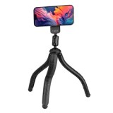 Flexibilní Stativ FIXED Creator s 1/4" magnetickým držákem na telefon s podporou MagSafe, černá
