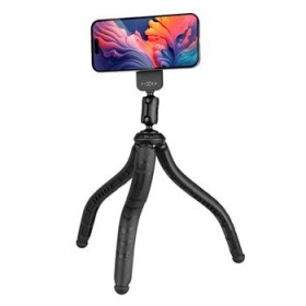 Flexibilný Statív FIXED Creator s 1/4" magnetickým držiakom na telefón s podporou MagSafe, čierna