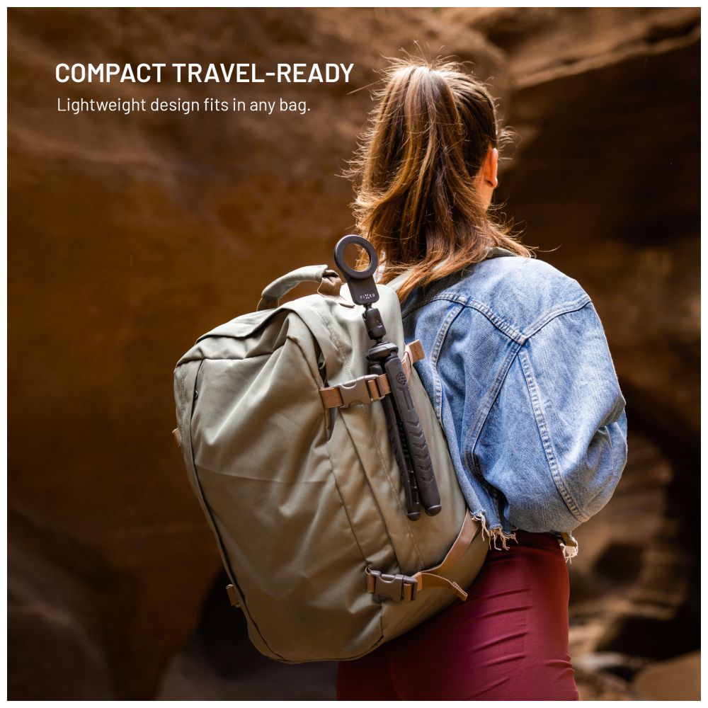 Flexibilní Stativ FIXED Creator s 1/4" magnetickým držákem na telefon, s podporou MagSafe, černý