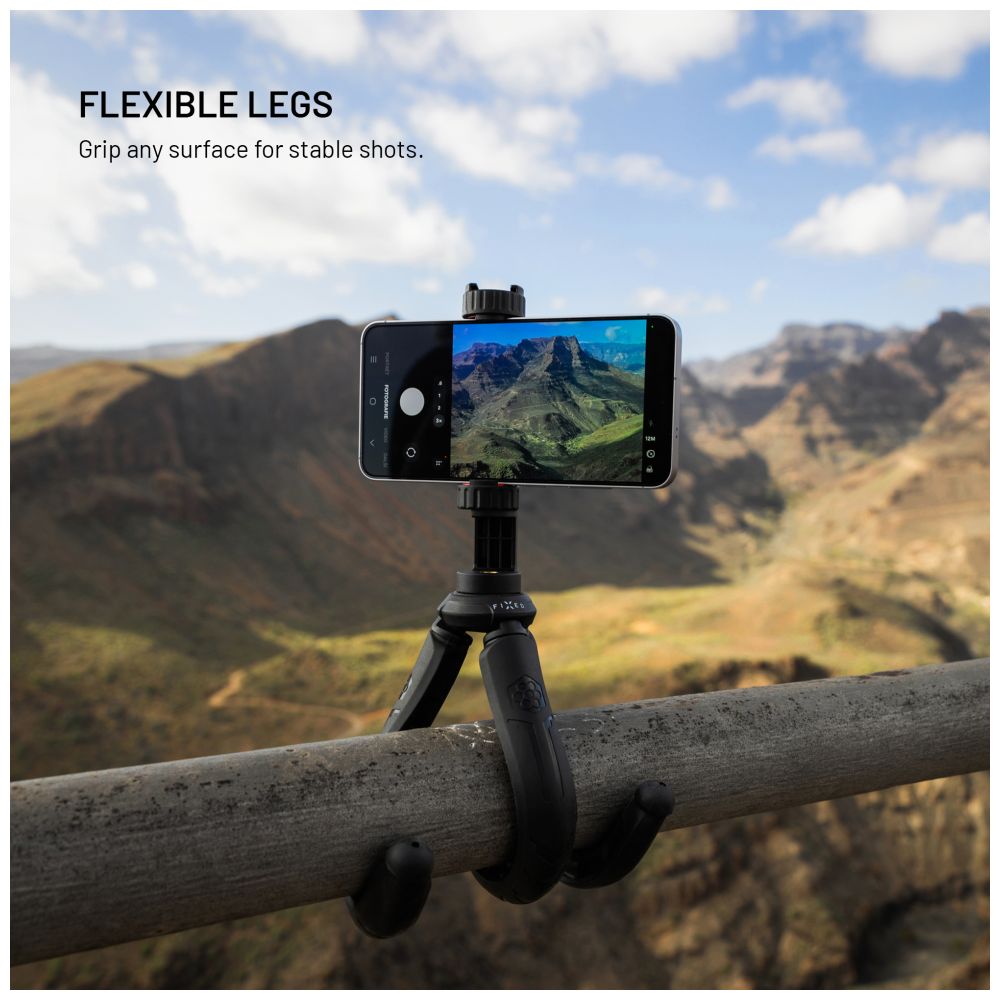 Flexibilní Stativ FIXED Creator s 1/4" držákem na telefon, černý