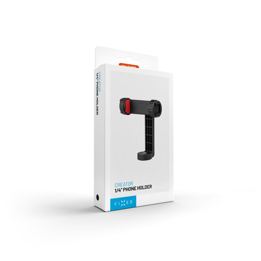 1/4" Držák na telefon FIXED, 1/4" závit, černý