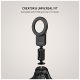 1/4" Magnetický Držiak na telefón FIXED, s podporou MagSafe, 1/4" závit, čierny