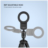 1/4" Magnetický Držiak na telefón FIXED, s podporou MagSafe, 1/4" závit, čierny