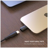 Hliníkový USB-C/C a USB-C/U Data blocker 2in1 FIXED, černý