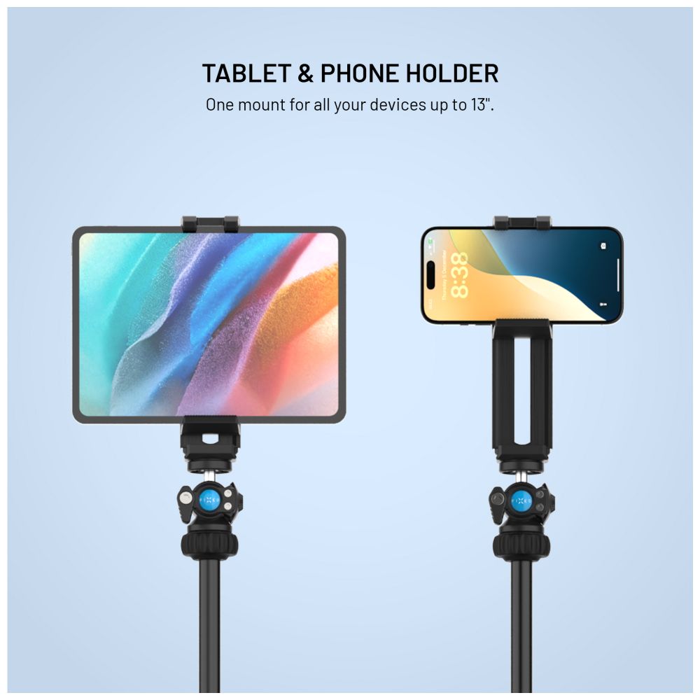 Extra dlouhý stativ FIXED Creator Tripod, 1,9m, 1/4" závit, černý