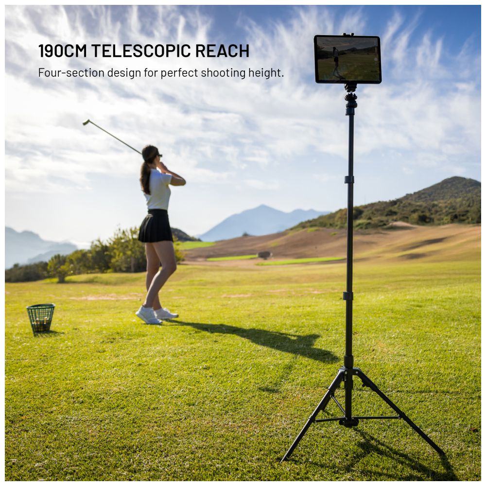 Extra dlouhý stativ FIXED Creator Tripod, 1,9m, 1/4" závit, černý