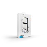 Dokovací stanice FIXED pro PlayStation 5 (Pro/Slim) s větráky a nabíjením pro 2xDualSense, černo-bílá