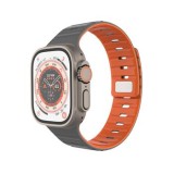 Magnetický řemínek FIXED Silicone Magnetic Strap pro Apple Watch 44/45/46/49mm, světle šedá
