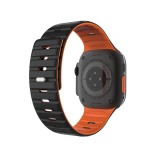 Magnetický řemínek FIXED Silicone Magnetic Strap pro Apple Watch 44/45/46/49mm, černý