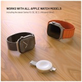 Nabíjecí USB-C adaptér FIXED Orb 2 pro Apple Watch s podporou rychlonabíjení, bílý