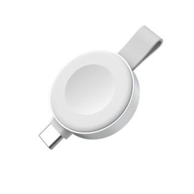 Nabíjací USB-C adaptér FIXED Orb 2 pre Apple Watch s podporou rýchlonabíjania, biela