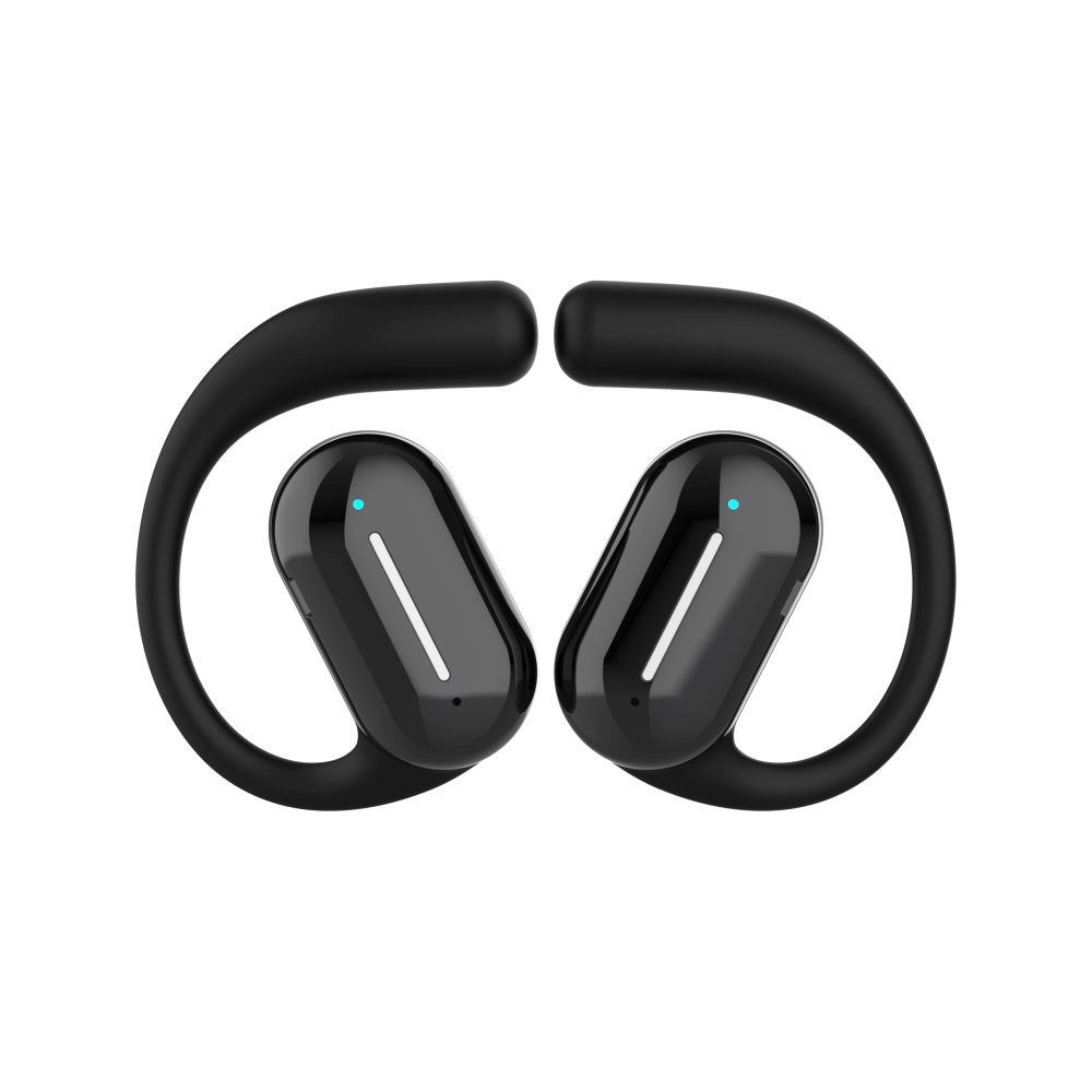 Bezdrátová otevřená TWS sluchátka FIXED Nods, černá