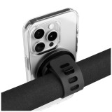 Fitness držák mobilního telefonu FIXED MagGrip Active s MagSafe uchycením, černý