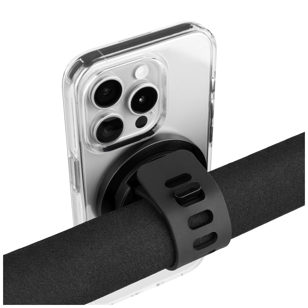 Fitness držák mobilního telefonu FIXED MagGrip Active s MagSafe uchycením, černý