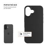 TPU gelový kryt FIXED ReStory pro Apple iPhone 16, černý