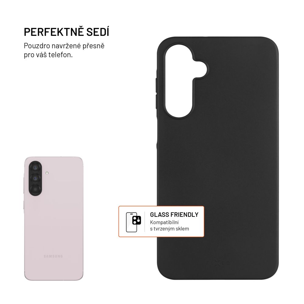 TPU gelový kryt FIXED ReStory pro Samsung Galaxy A56 5G, černý