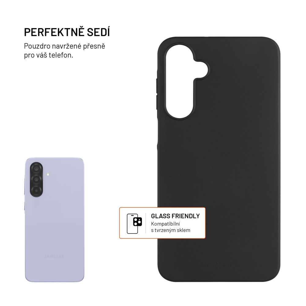 TPU gelový kryt FIXED ReStory pro Samsung Galaxy A36 5G, černý