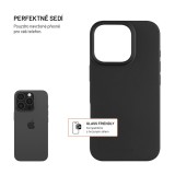 TPU gelový kryt FIXED ReStory pro Apple iPhone 16 Pro, černý
