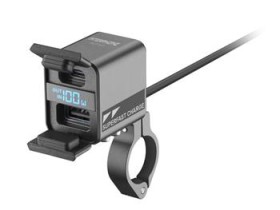 Nabíjačka Interphone - USB-C, USB-A s nabíjaním batérie motocykla