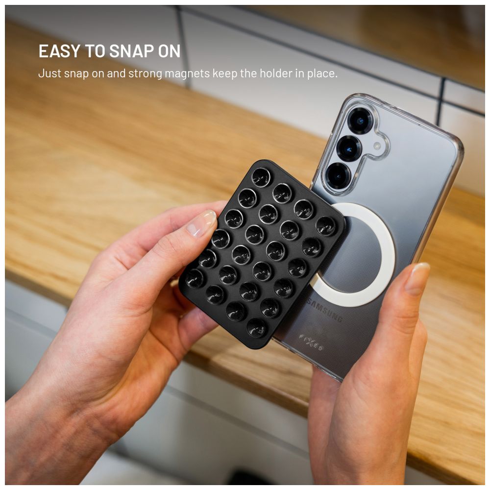 MagSafe držák s přísavkami FIXED MagMate, modrý