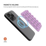 MagSafe držák s přísavkami FIXED MagMate, růžový