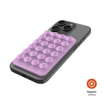 Držák MagSafe s přísavkami FIXED MagMate, růžová