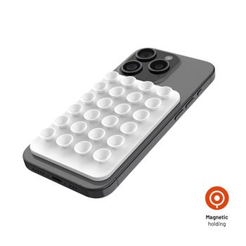 Držák MagSafe s přísavkami FIXED MagMate, bílá